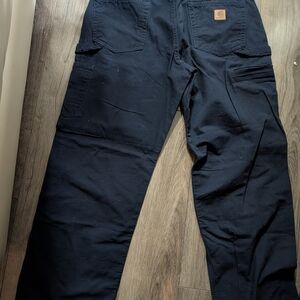 Carhartt Men's Dark Blue Cargo Pants 36/30